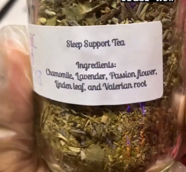 sleep support tea